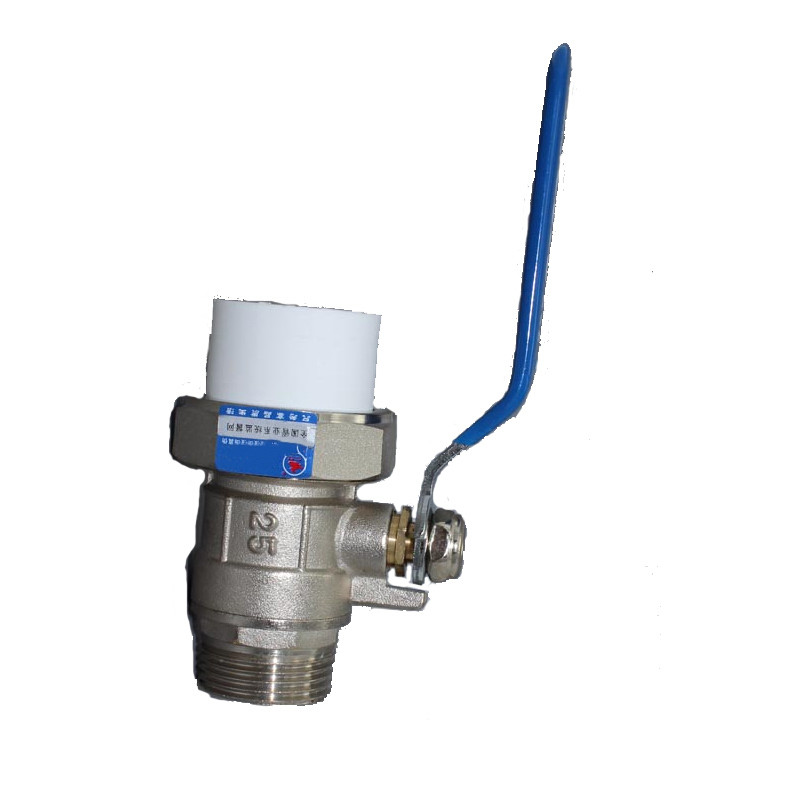 尧字 远大 PPR铜球阀(外丝单头式) Q31F-16T 外丝球阀 DN20 1个高清大图