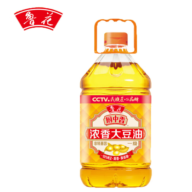 鲁花 厨中香浓香大豆油5L 非转基因 / 桶