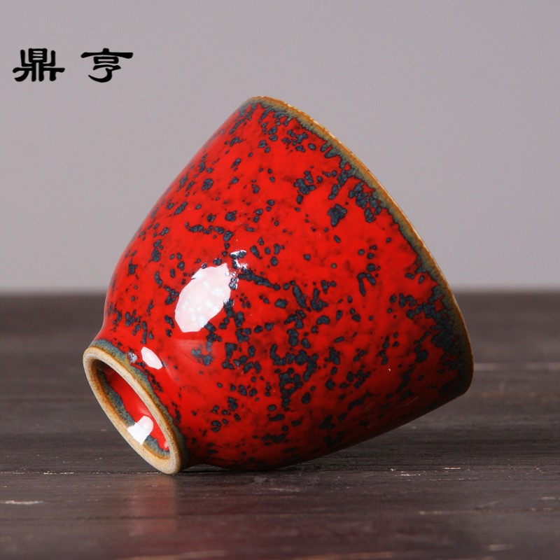 鼎亨纯手工景德镇 功夫茶杯主人杯品茗杯