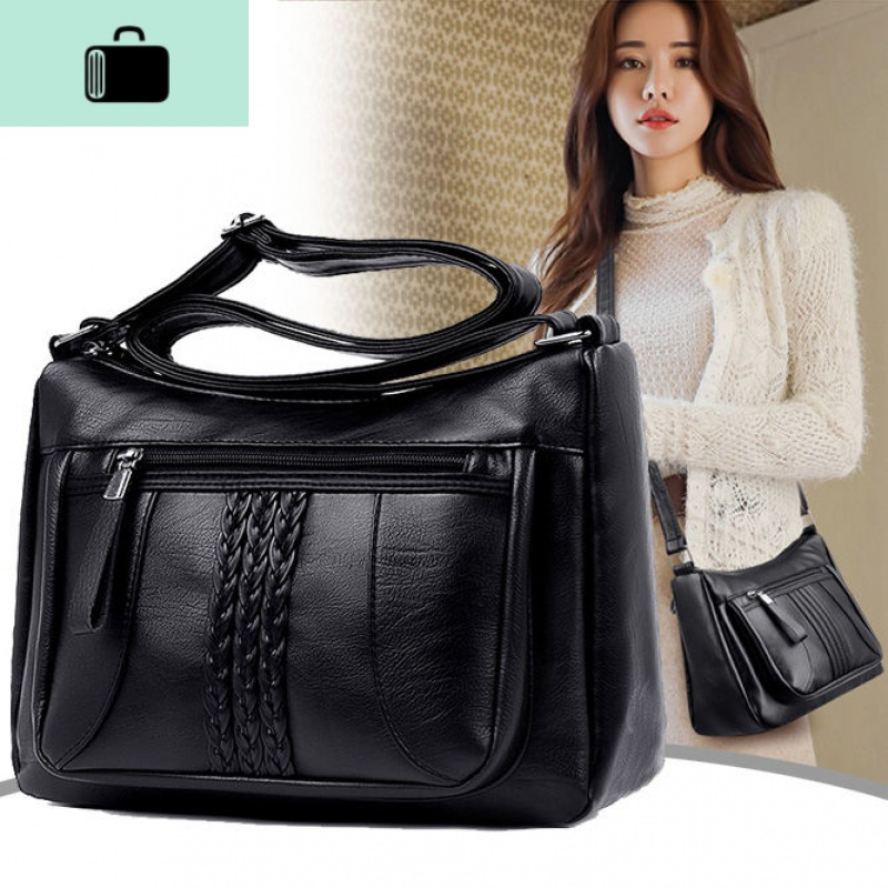 中年女包妈妈包2020新款包包女士简约百搭大容量单肩包斜挎包小包new