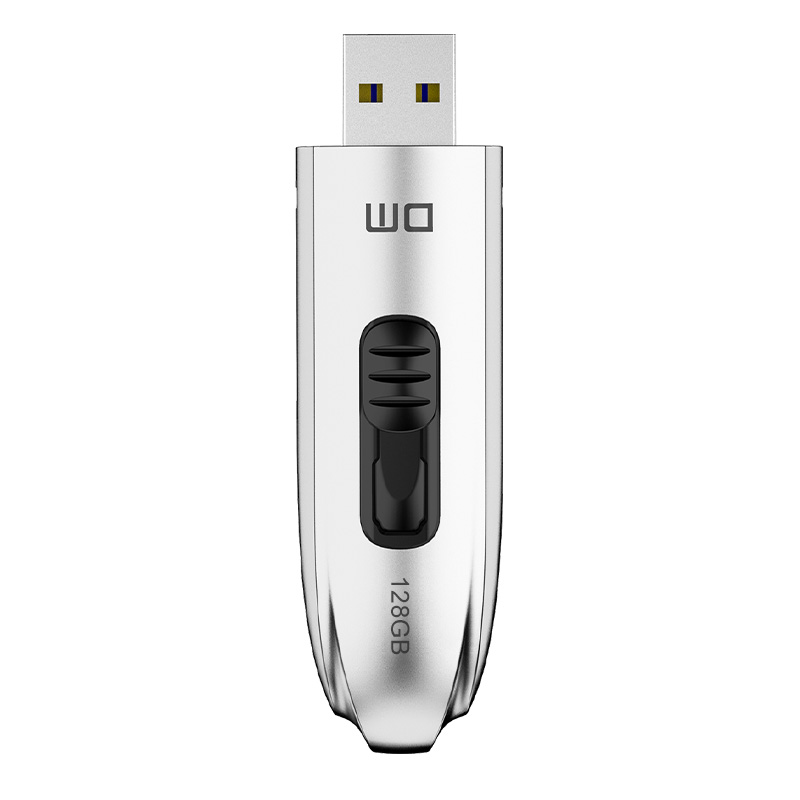 DM 128GB USB3.1 固态U盘 FS220疾风 读速300MB/s 写120MB/s 可伸缩推拉电脑高速u盘