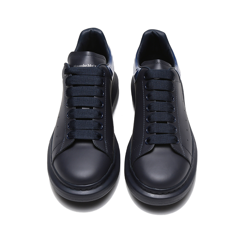 亚历山大麦昆alexandermcqueen男士牛皮阔型系带休闲运动鞋727390wi