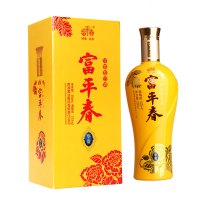 河南白酒富平春 华贵 52度 500ml*1瓶 浓香型高度白酒 特色礼盒单瓶 纯粮食固态酿制 酒厂官方自营旗舰店