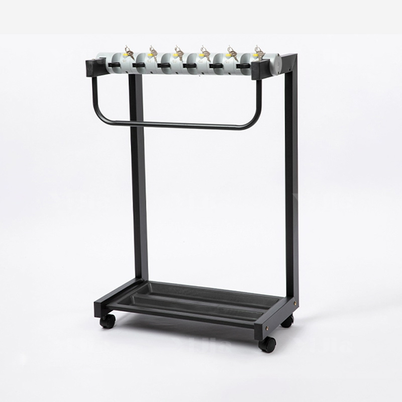 翌嘉YJ4122846 雨伞架大容量伞架商用酒店铁艺含锁雨伞收纳架 加高款6头