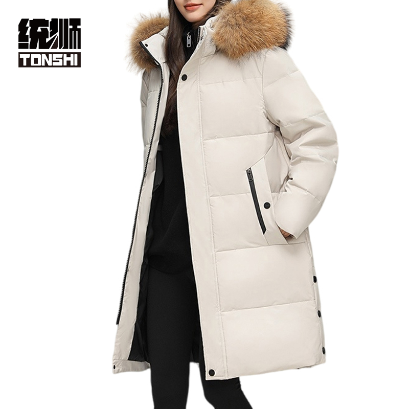 统狮防寒中长款羽绒服 RY3 件高清大图
