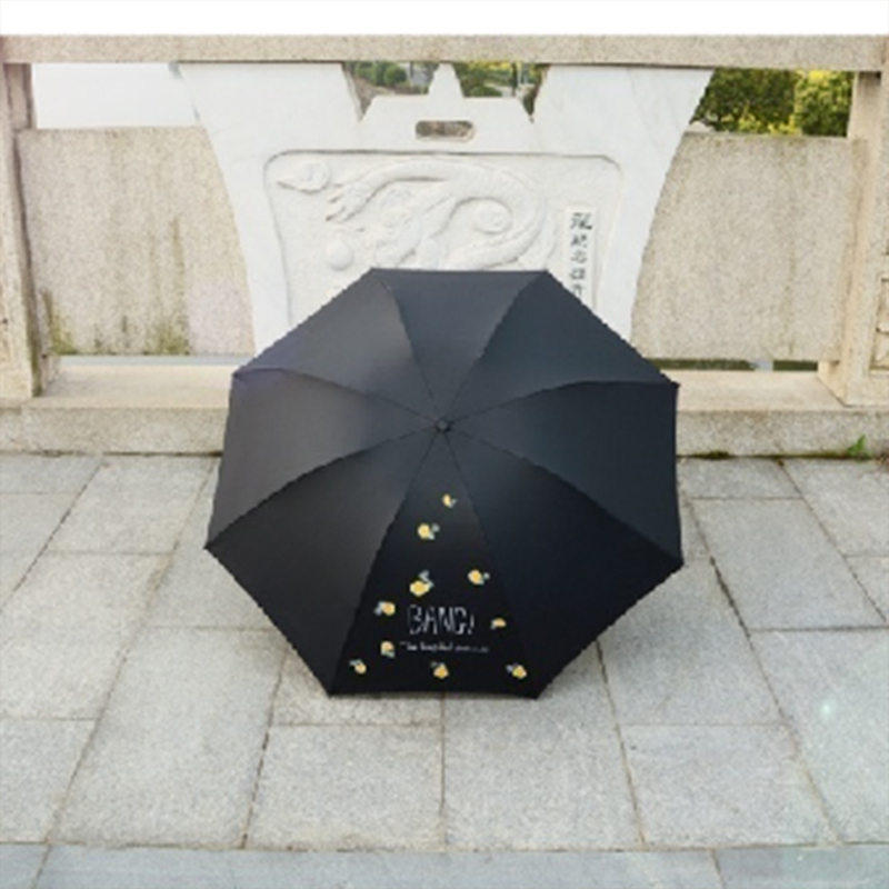 手动钢骨伞架 黑胶布 橡胶漆手柄YF-S2021016 晴雨两用伞