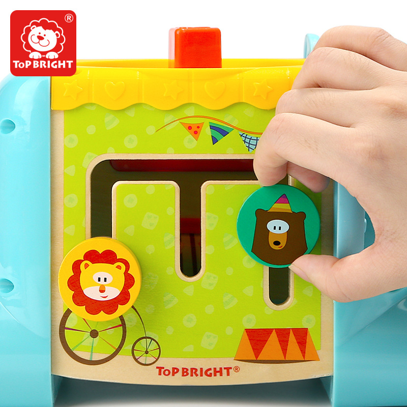 特宝儿(topbright) 大象马戏团铁线绕珠 串珠绕珠儿童益智玩具 婴幼儿宝宝男孩女孩120384