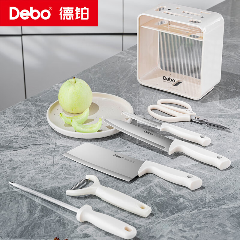 Debo 德铂罗西塔不锈钢刀具套装DEP-975高清大图