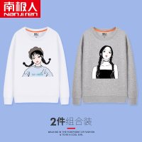 加绒卫衣女 2018新款宽松韩版bf风圆领加厚保暖无帽套头早秋上衣