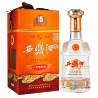 西凤酒 15年陈酿45度陈年凤香型白酒500ML六瓶装