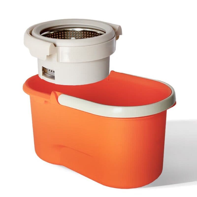 大卫 Q5旋转拖把一拖净免手洗懒人大拖把拖地神器吸水墩拖布1杆2头图片