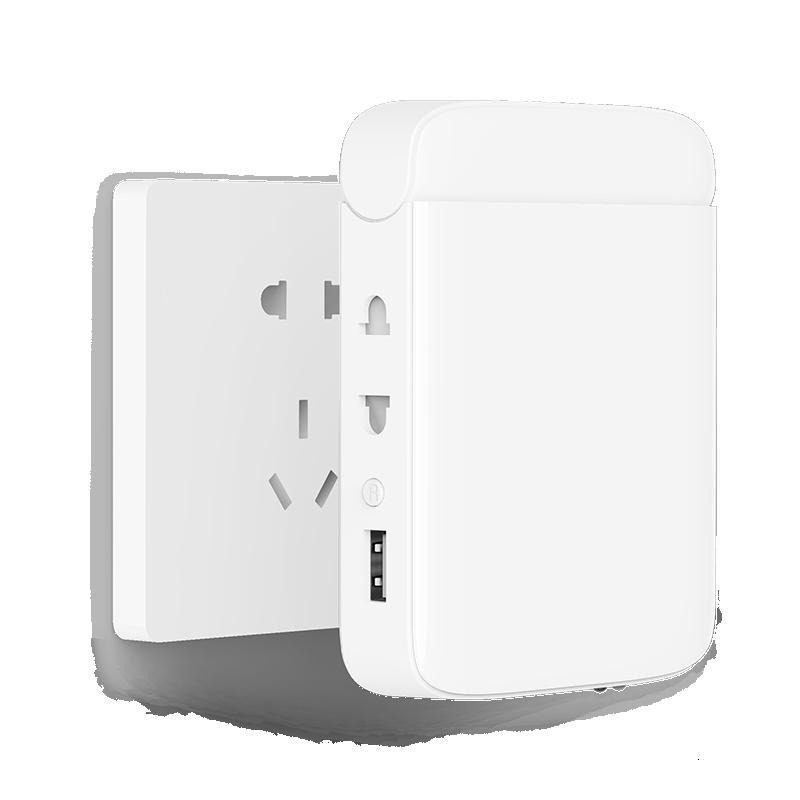 扁插座超薄电视插座电脑遮挡一转三插座转换器usb充电器电源插座