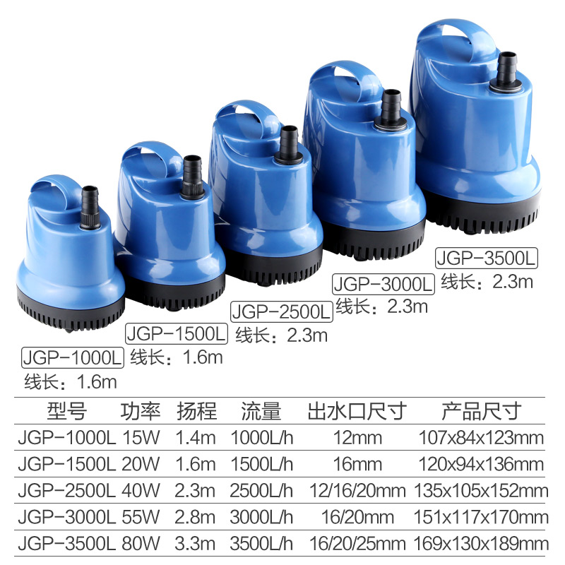 鱼缸底吸泵潜水泵底吸水族箱立式抽水泵过滤小型换水泵高清大图