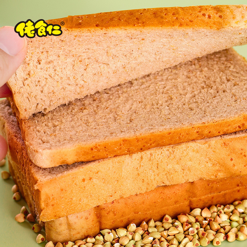 佬食仁(laoshiren) 荞麦代餐面包g吐司