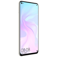 华为/HUAWEI nova 4 极点全面屏 4800万超广角三摄 8GB+128GB 贝母白 移动联通电信4G拍照全网通手机