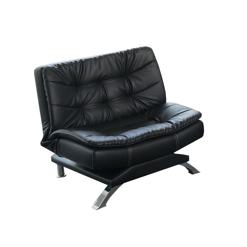 锦北 办公沙发可折叠商务沙发多功能接待会客沙发组合 西皮单人位高清大图