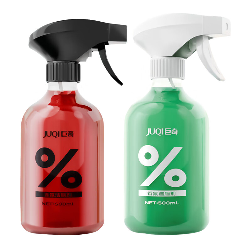 巨奇 马桶香氛清洁剂栀子花+玫瑰花500ml*2瓶套装高清大图