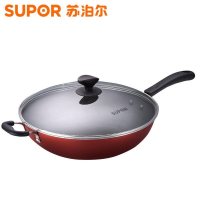 苏泊尔/SUPOR NC32F4炒锅不粘锅少油烟锅具平底正品电磁炉适用铝合金基材