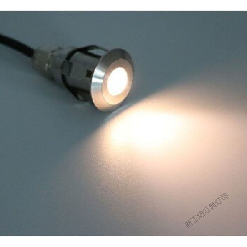 苏宁放心购 led迷你地埋灯嵌入式七彩单色户外室外防水不锈钢埋地灯1w台阶灯图片