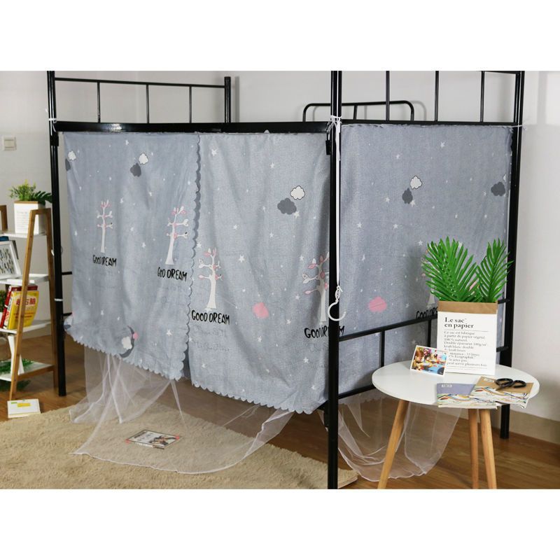 加密学生宿舍蚊帐0.9m/1.2米单人床上铺下铺上下床家用双人送帐钩