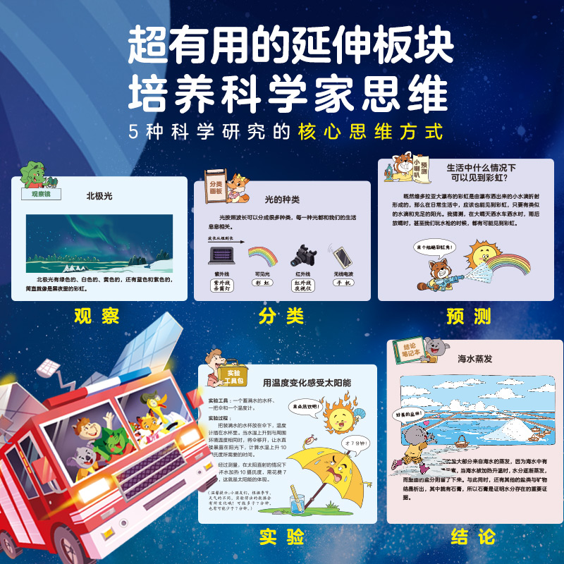 超级消防车:全10册 [正版]蔬菜警长超级消防车科普书全10册小番茄故事王国黄小鸭的科学冒险故事科学启蒙化学物理数学7-高清大图