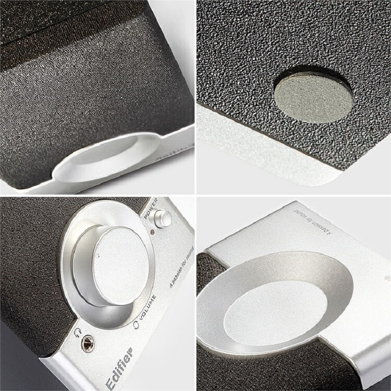 漫步者 R18T对箱电脑音箱/2.0声道/2.8W/50x90mm/旋钮(套)