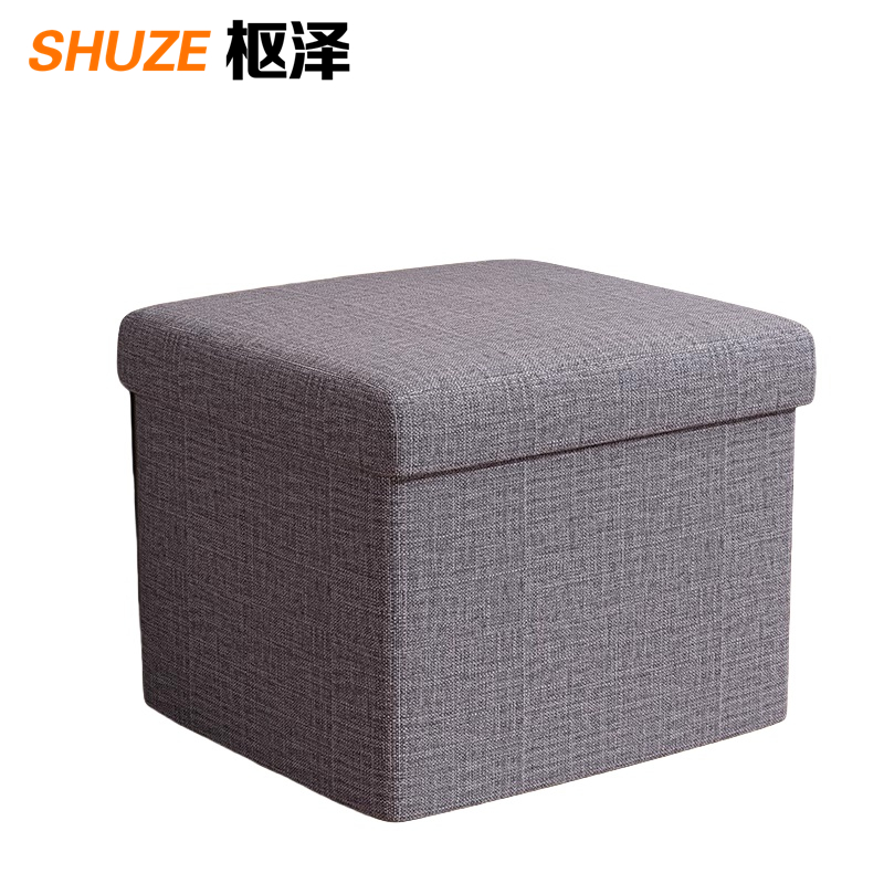 枢泽 收纳凳 收纳箱 38*38*38cm 个高清大图