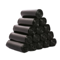 利得黑色平口式垃圾袋家用垃圾袋45*50cm*450只塑料袋量贩箱装