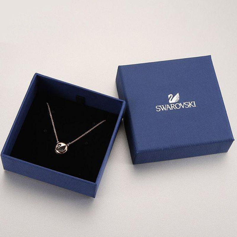 SWAROVSKI 施华洛世奇 HALLSWAN人造水晶女士吊坠项链灰色镀玫瑰金色轻奢饰品 5382446