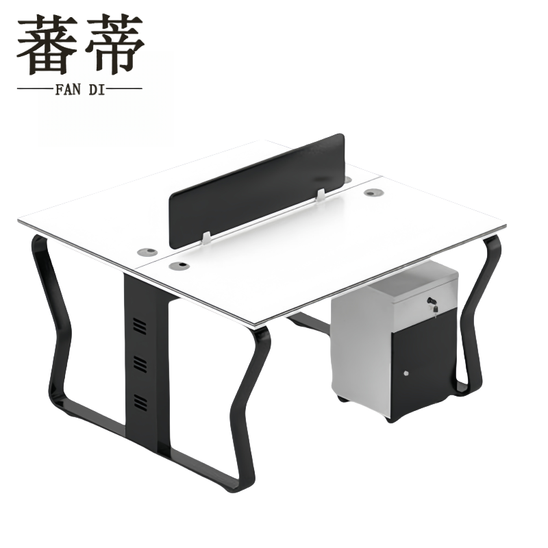 蕃蒂办公桌职员桌高清大图