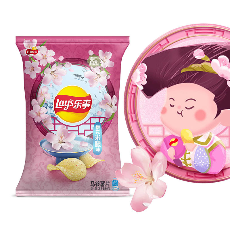 乐事樱花米酿味60g