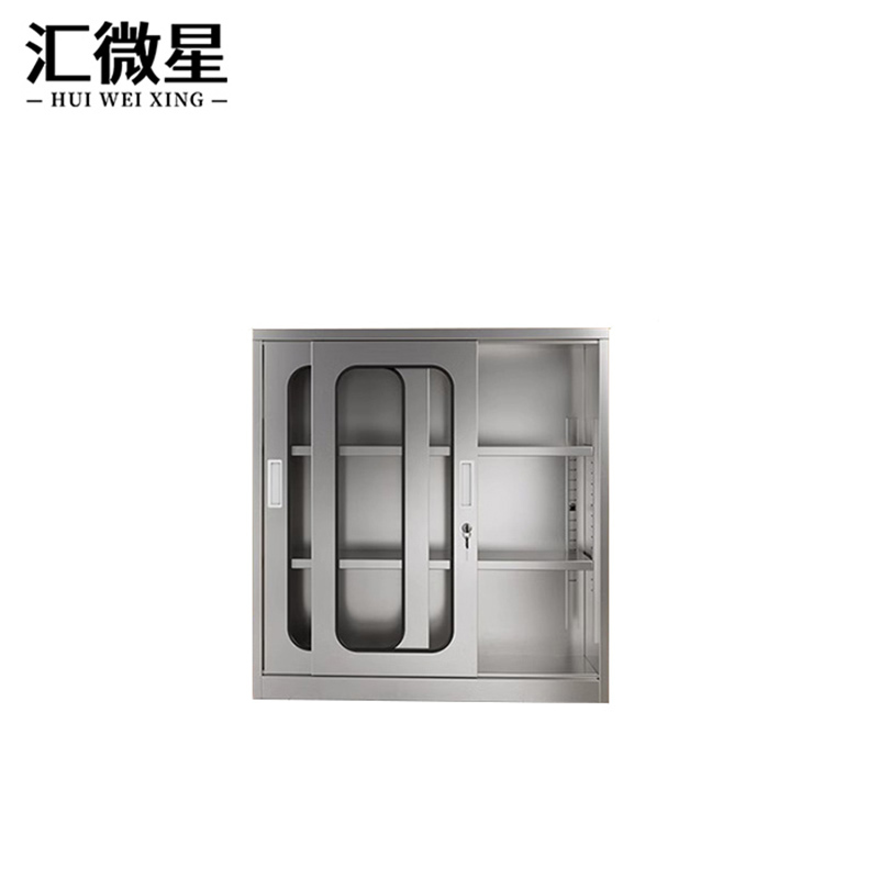 汇微星304移门玻璃柜900*400*950mm台