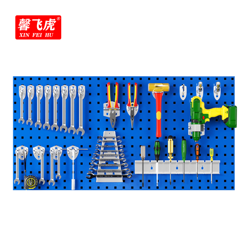 馨飞虎洞洞板工具挂板含15个挂钩150*50cm/个高清大图