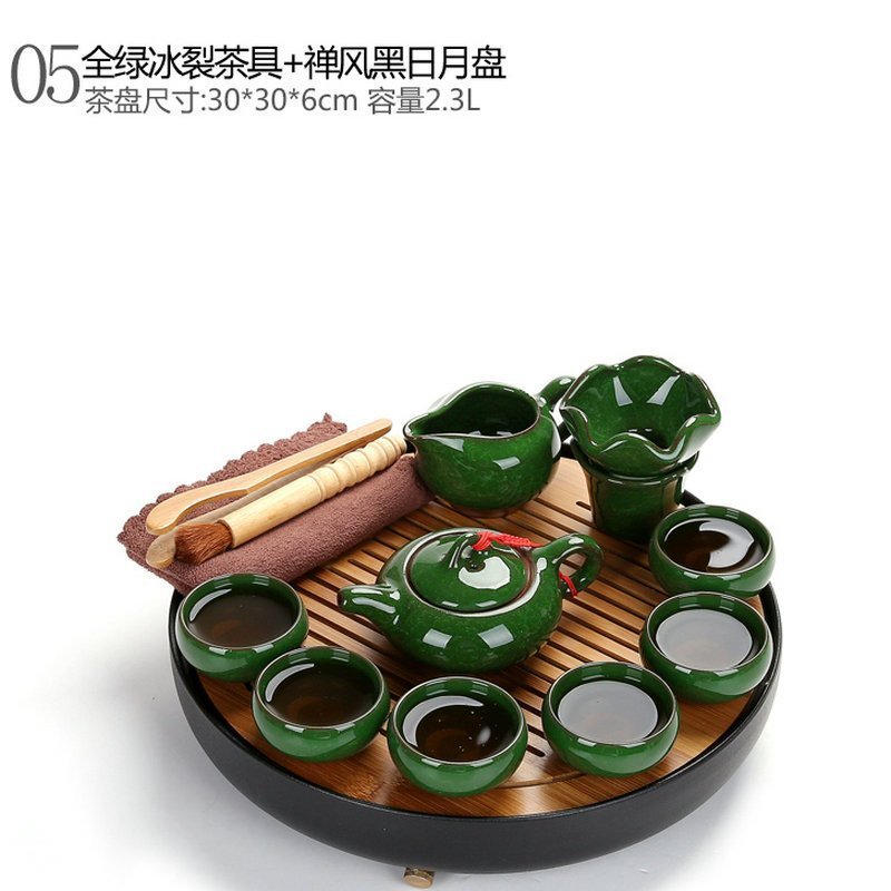 家用功夫干泡茶台玻璃茶具套装茶壶日式简约陶瓷茶盘储水茶海其他否clevermama