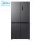 美的(Midea)635升一级能效双变频十字双开门四开门家用智能电冰箱风冷无霜MR-666WSPZE超大容量
