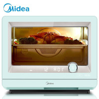 美的(Midea) 线下商场同款 家用蒸烤箱 蒸烤一体 华为鸿蒙系统 热风烘烤蒸烤料理炉 智能家电PS20C2W