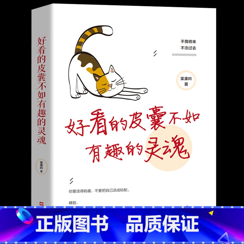 【正版】好看的皮囊不如有趣的灵魂 枼果吟著 不畏将来不念过去怕你一生碌碌无为还安慰自己平凡可贵 成功励志书籍