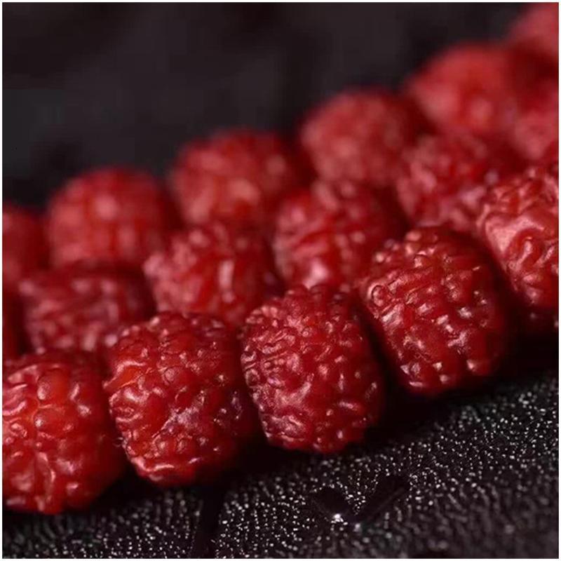 包浆玉化尼泊尔藏式小金刚菩提子108颗佛珠手链文玩手串五六瓣送女朋友七夕情人节礼物