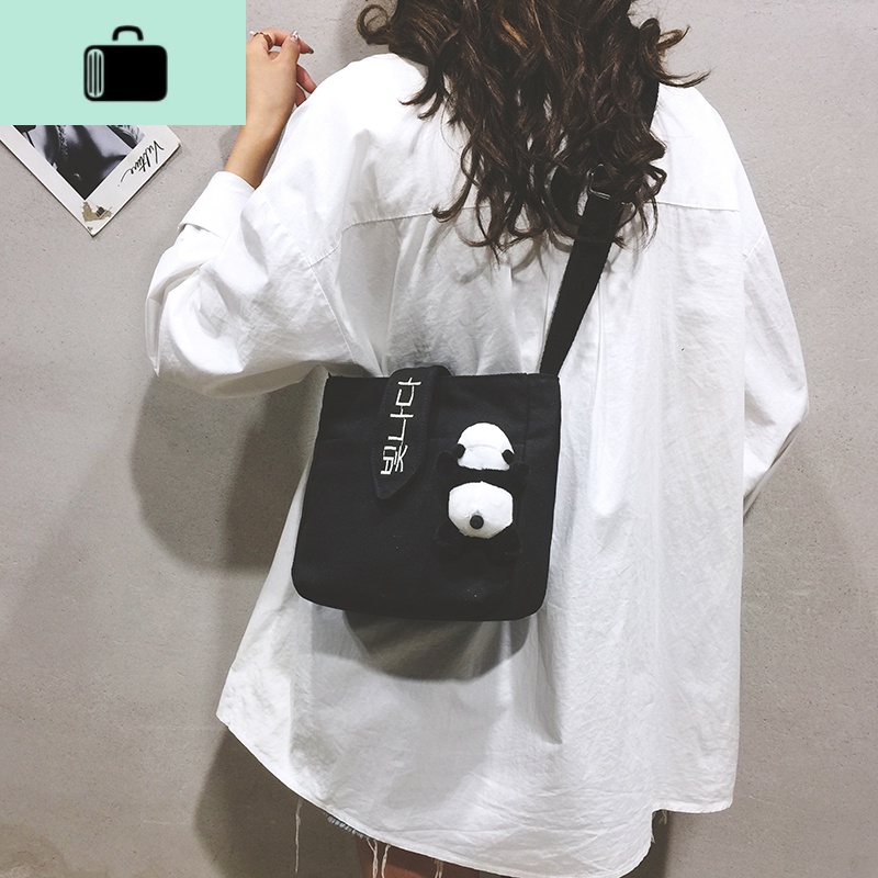 帆布小包包女2020新款韩版ulzzang日系原宿ins百搭可爱学生斜挎包NEWLAKE高清大图