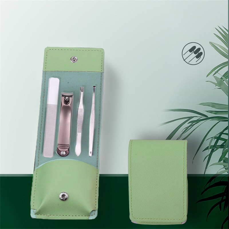 艾逸瑶选 阿西娜马卡龙修容修甲工具5件套 GJ-8012高清大图