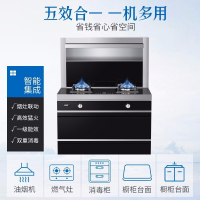 [天天低价]先科SAST/T6-1 升级款 液化气 小户型家用一机多用集成灶 强劲吸力 智能触控 顶部温菜 消毒柜套装