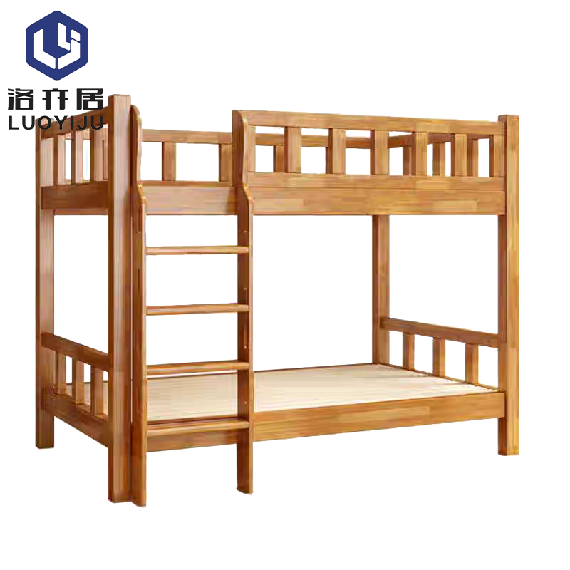 实木高低床 上下床LYJ-C609/张高清大图