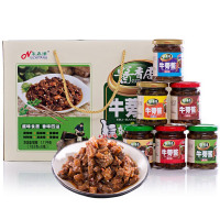 牛之洋 牛蒡酱185gx6瓶 拌饭拌面酱六种口味组合礼盒装徐州特产