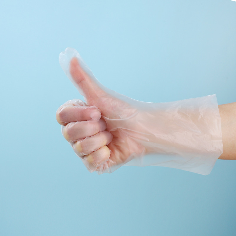 [买1发4盒]一次性tpe加厚硬扯不破手套 小龙虾大闸蟹 卫生清洁超实用