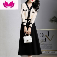 七斓小香风针织套连衣裙女装2023年新款气质时尚春季套装裙子