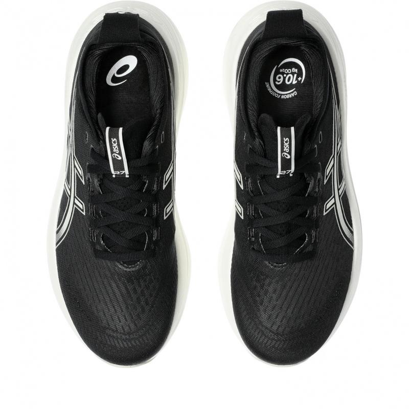 ASICS跑步鞋中性减震透气轻量稳定支撑舒适宽楦设计2E黑色高清大图