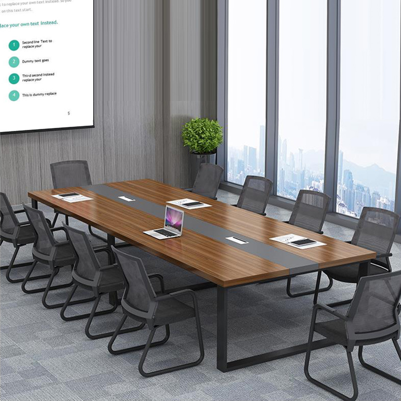 臻远ZY-HYZ-Z17 现代简约会议桌洽谈桌工作台高清大图