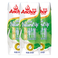 安佳(Anchor)超高温灭菌卓冉有机纯牛奶250ml*24盒整箱 新西兰进口 牛奶
