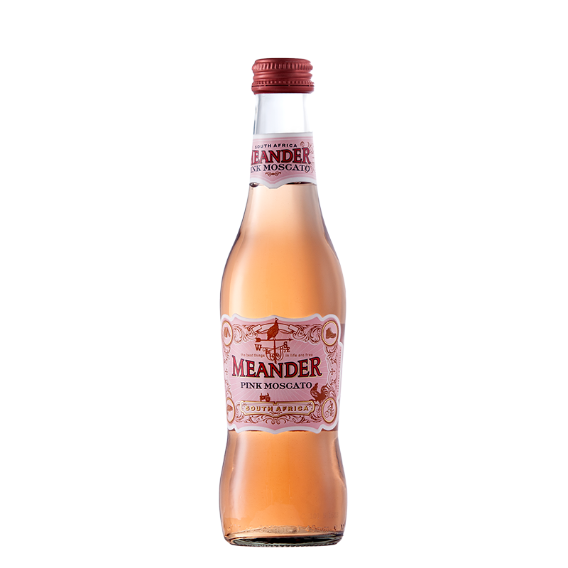 南非原瓶进口 漫步者莫斯卡托低醇桃红甜起泡葡萄酒275ml 单支装