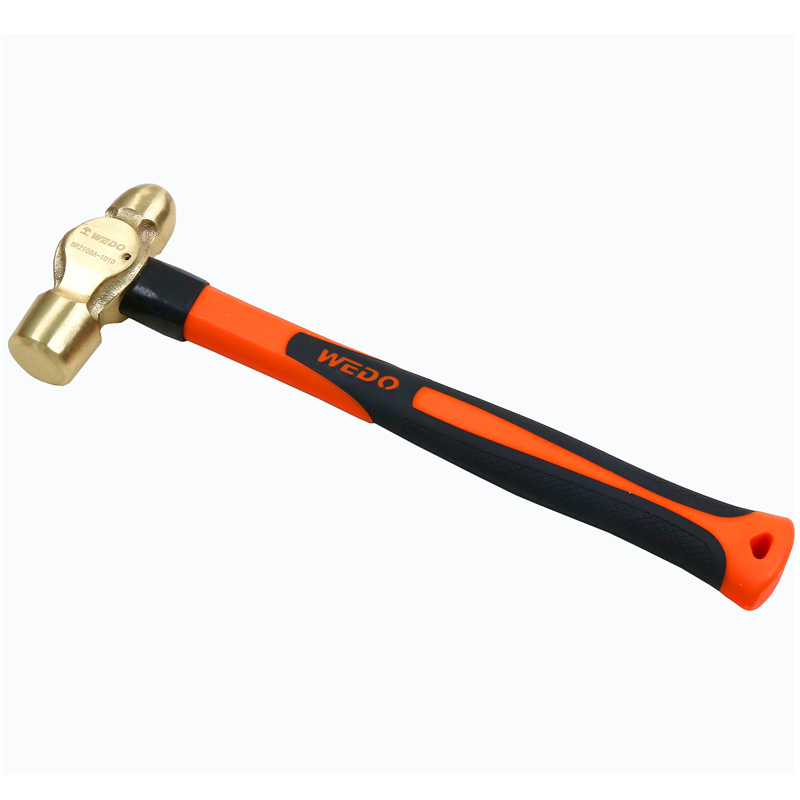 WEDO维度工具 黄铜工具 黄铜锤 黄铜 塑柄 木柄圆头锤 铜锤 圆头锤 手锤 BR2105A/BR2105B 塑柄1lb